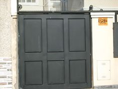 porton de madera